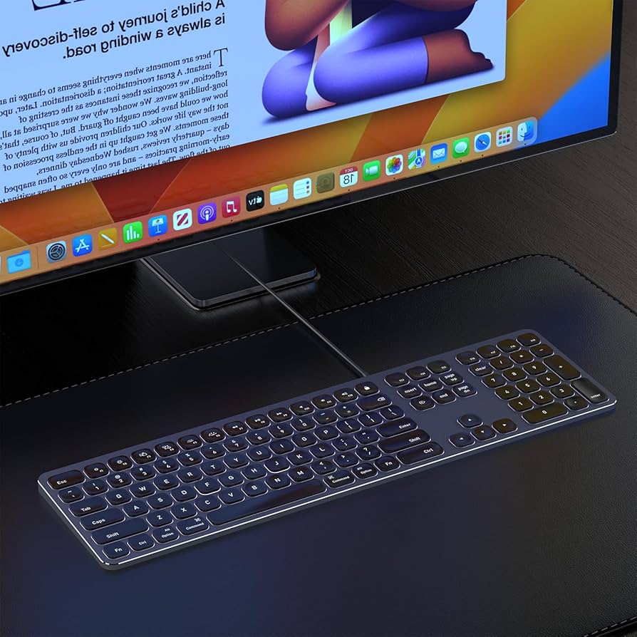 Amazon.com: Black Wired Backlit Keyboard for Apple Mac OS, USB-A Amazon.com: Black Wired Backlit Keyboard for Apple Mac OS, USB-A